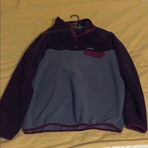 women’s purple patagonia fleece